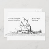 私の精神嵐が丘なしに住むことができません ポストカード (正面/裏面)