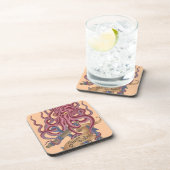 私の精神|のタコTattoは震えます コースター (右側)