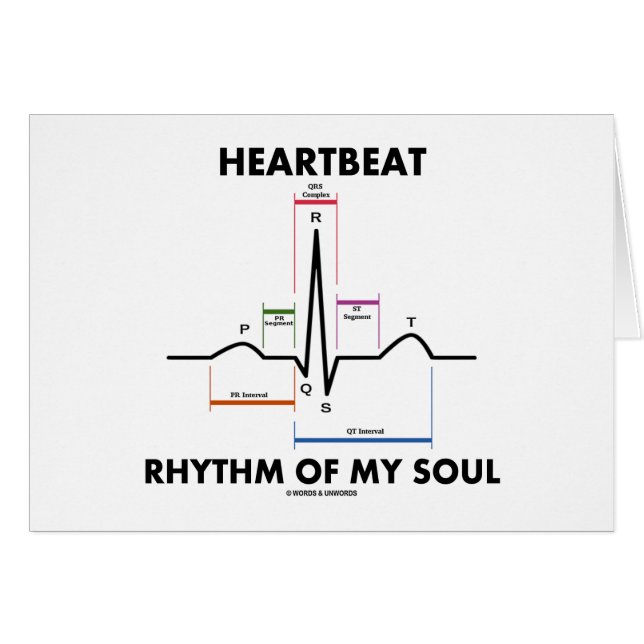 私の精神(ECG/EKG)の心拍のリズム (正面横)