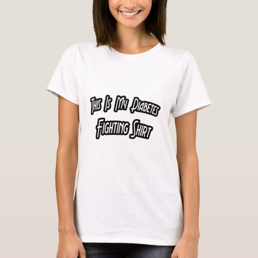 私の糖尿病対策シャツ Tシャツ (正面)