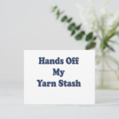 私の糸のスタッシュを手に入れる ポストカード (スタンド正面)