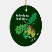 私の系譜はくだらない系図学のオーナメントの完全です セラミックオーナメント (右)