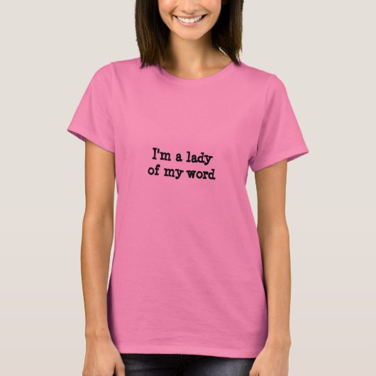 私の約束の婦人 Tシャツ (正面)