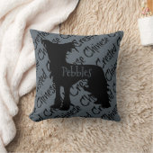 私の紋付き中国のドッグ枕を愛する クッション (ブランケット)