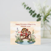 私の素人へのハッピーバレンタインデー シーズンポストカード (スタンド正面)