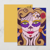 「私の素敵なスカル」 ポストカード (正面/裏面)