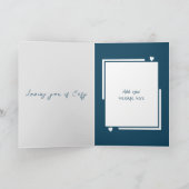 私の素敵な夫は鳥を愛する記念日 カード (内部)