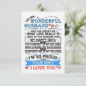 私の素敵な夫へ 出欠カード (スタンド正面)