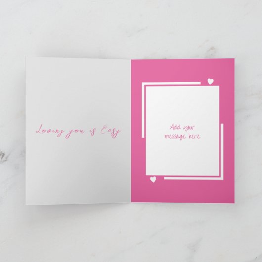 私の素敵な妻カワイフス記念日 カード (内部)