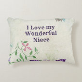 私の素敵な姪が大好き アクセントクッション (正面)