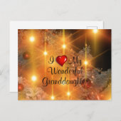 私の素敵な孫娘が大好き シーズンポストカード (正面/裏面)