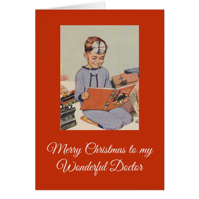 私の素晴らしい医者に聖降誕祭お目出とう (正面)