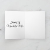 私の素晴らしい妻のためのLGBTクリスマスデジタルアート シーズンカード (内部)