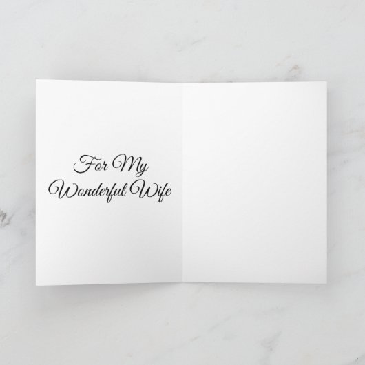 私の素晴らしい妻のためのLGBTクリスマスデジタルアート シーズンカード (内部)