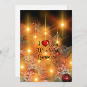 私の素晴らしい孫が大好き シーズンカード (正面/裏面)