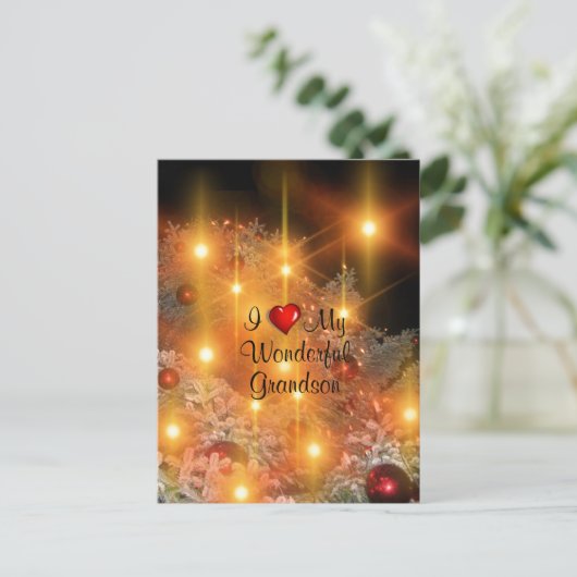 私の素晴らしい孫が大好き シーズンポストカード (スタンド正面)