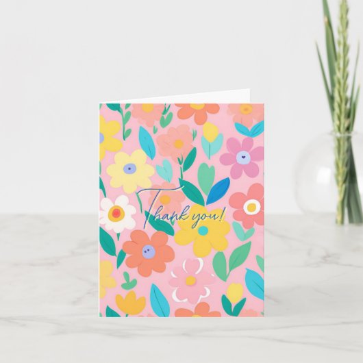 私の素晴らしい感謝カードコレクションを発見してください サンキューカード (正面)