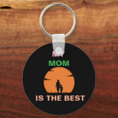 私の素晴らしい母に キーホルダー (正面)