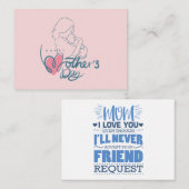 私の素晴らしい母のために ノートカード (正面/裏面)