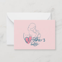 私の素晴らしい母のために ノートカード