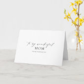 私の素晴らしい母の結婚式の日にエレスミア カード (黄色い花)