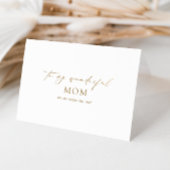 私の素晴らしい母の結婚式の日にエレスミア 箔カード