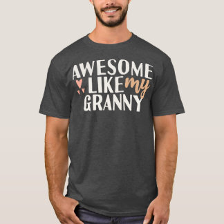 私の素晴らしおばあちゃん Tシャツ