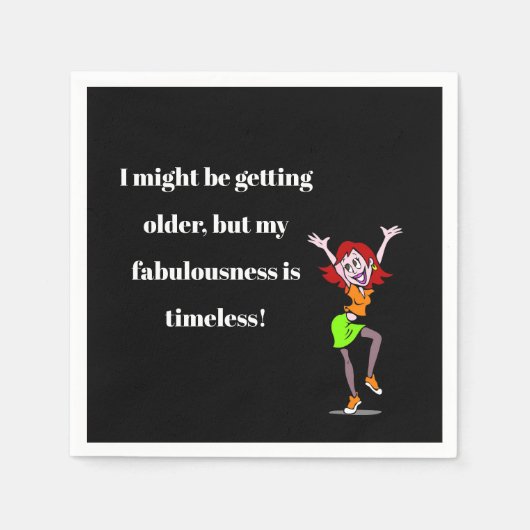 私の素晴らしさ – カクテルおもしろいナプキン スタンダードカクテルナプキン (正面)