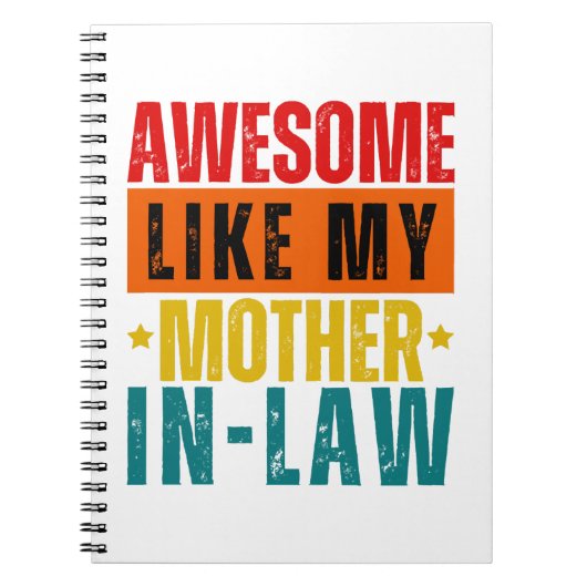 私の素晴らし姑のように ノートブック (正面)