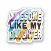 私の素晴らし娘のように シール (正面)