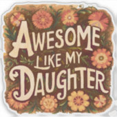 私の素晴らし娘のように シール (正面)