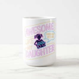 私の素晴らし娘のように – 父の日のレトロギフト コーヒーマグカップ
