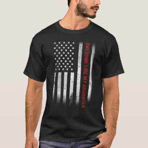 私の素晴らし娘のアメリカのダ父のー Tシャツ