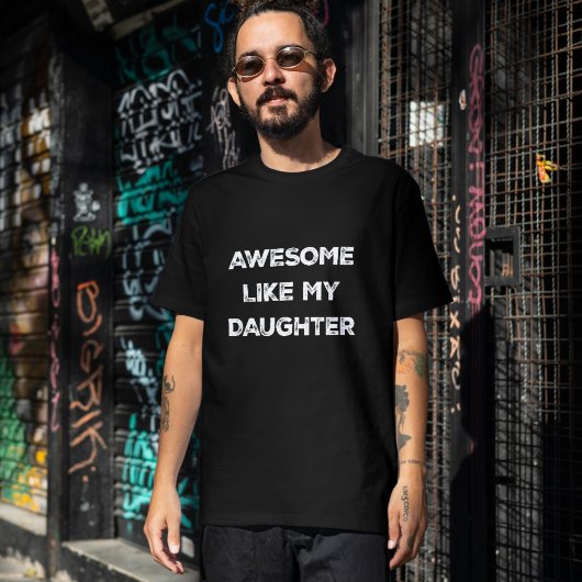 私の素晴らし娘のパパおもしろいシャツのように | プレゼント Tシャツ