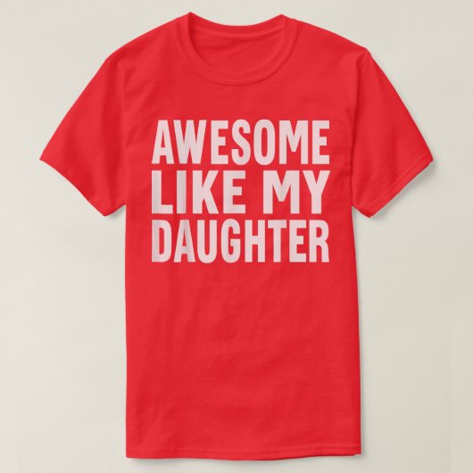私の素晴らし娘のヴィンテージお父さおもしろいん Tシャツ (デザイン正面)