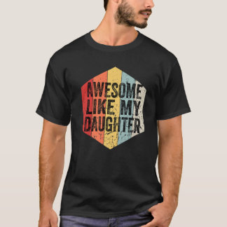 私の素晴らし娘のヴィンテージレトロおもしろいファテ Tシャツ