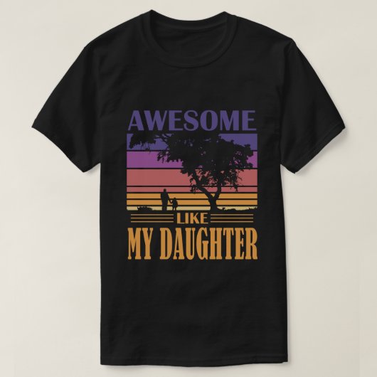 私の素晴らし娘のヴィンテージ Tシャツ (デザイン正面)