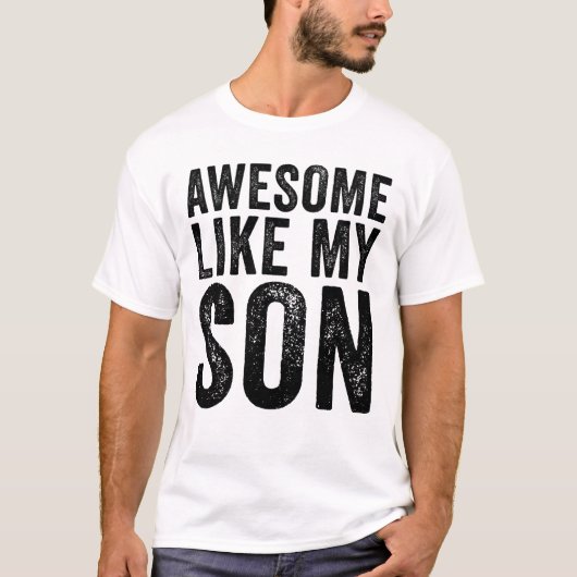 私の素晴らし息子のように Tシャツ (正面)