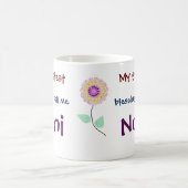 私の素晴らし恵みは私をノンコーヒーマグと呼ぶ コーヒーマグカップ (中央)