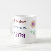 私の素晴らし恵みは私をNana Coffee Mugと呼ぶ コーヒーマグカップ (正面左)