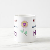 私の素晴らし恵みは私をNana Coffee Mugと呼ぶ コーヒーマグカップ (中央)
