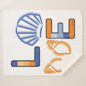 私の素晴らし愛：海 シェルパブランケット (正面(横))