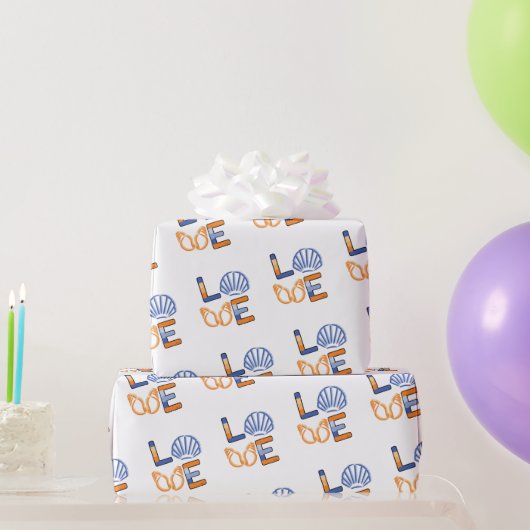 私の素晴らし愛：海 ラッピングペーパー (パーティーギフト)