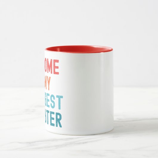 私の素晴らし末娘の家族のパーティーのように マグカップ (中央)