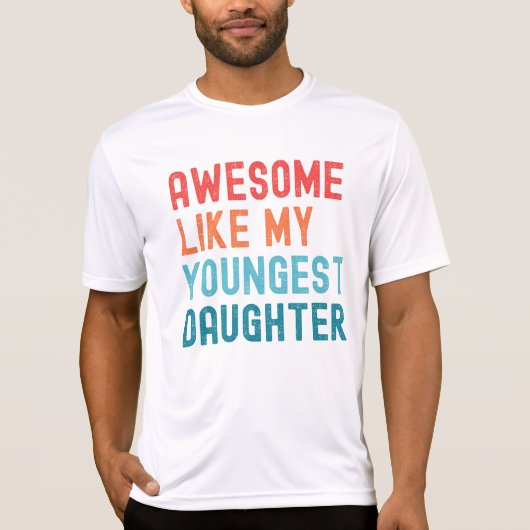 私の素晴らし末娘の家族のパーティーのように Tシャツ (正面)
