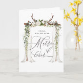 私の素朴名誉の修士である カード (黄色い花)