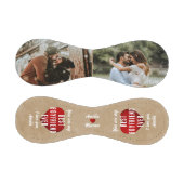 私の素朴彼氏の赤いハート2枚 野球ボール (パネル)