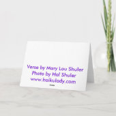 私の細道の追求 カード (裏面)