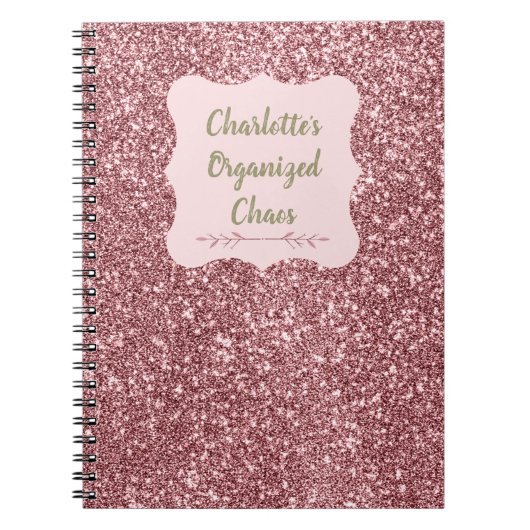 私の組織的なカオスパーソナライズされた ノートブック (正面)