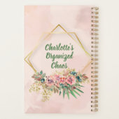 私の組織的なカオスパーソナライズされた プランナー手帳 (裏面)